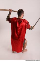 MARCUS STANDING POSE WITH SWORD AND SPEAR